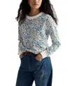 Seasalt Cornwall Bright Wave Organic Cotton Sweatshirt In Brown