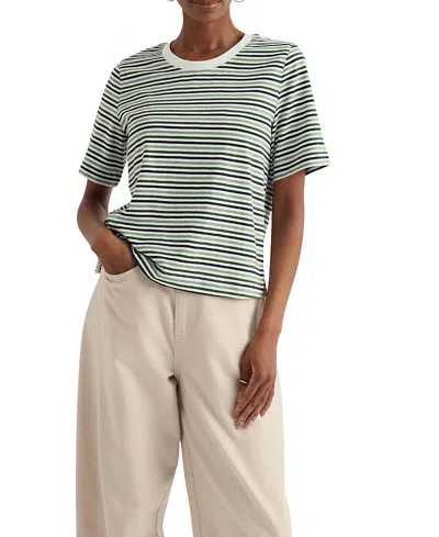 Seasalt Cornwall Women's Copseland Stripe T-shirt In Green