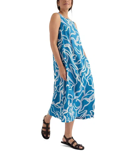 Seasalt Cornwall Women's Cresting Waves Dress In Multi