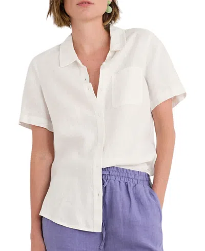 Seasalt Cornwall Women's Drydock Shirt In Chalk