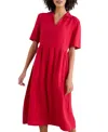 Seasalt Cornwall Fen Violet Linen Midi Shirtdress