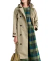 Seasalt Cornwall Women's Penweathers Trench Coat In Green