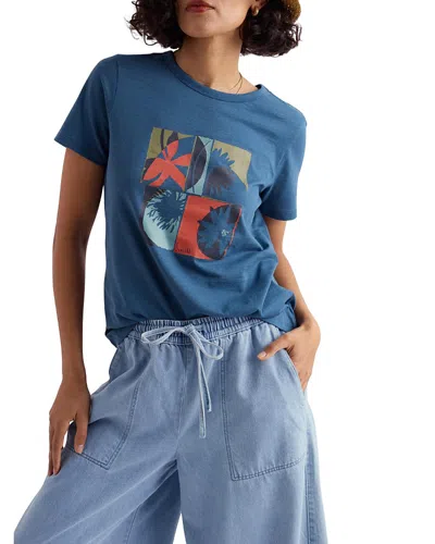 Seasalt Cornwall Women's Printing Ink T-shirt In Blue