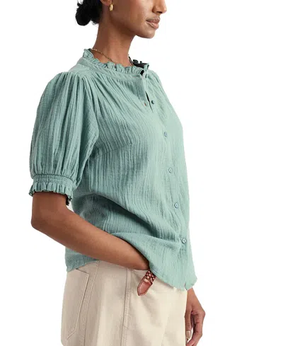 Seasalt Cornwall Women's Shore Path Shirt In Green