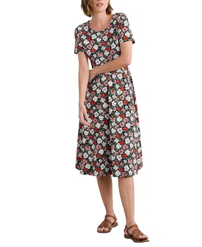 Seasalt Cornwall Women's Short Sleeves April Dress In Multi