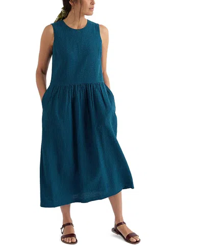 Seasalt Cornwall Women's Sleeveless Brouse Dress In Blue