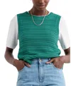 Seasalt Cornwall Tepel Organic Cotton Sweater Vest In Green