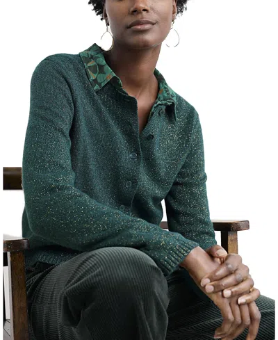 Seasalt Cornwall Women's Tern Tide Cardigan In Green