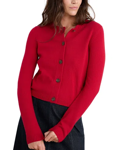 Seasalt Cornwall Women's Tern Tide Cardigan In Red