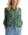 Seasalt Cornwall Women's Willow Path Top In Green