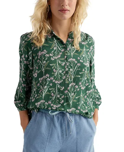 Seasalt Cornwall Women's Willow Path Top In Green