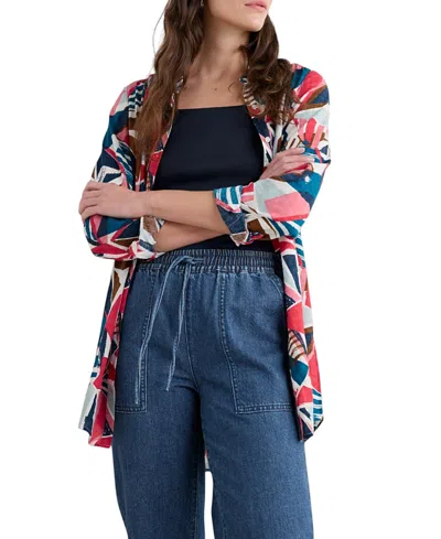 SEASALT CORNWALL WOMEN'S WREN BUTTON UP FLUTTER SHIRT