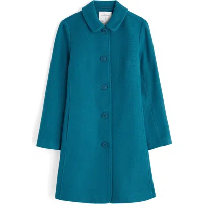 Seasalt Cornwall Wood Cabin Coat In Blue