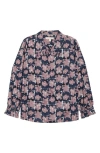 Seasalt Cornwall Ysella Floral Organic Cotton Button-up Shirt In Multi
