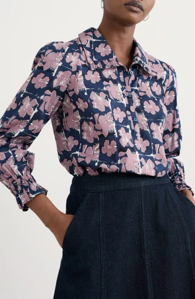 SEASALT CORNWALL SEASALT CORNWALL YSELLA ORGANIC COTTON BUTTON-UP SHIRT
