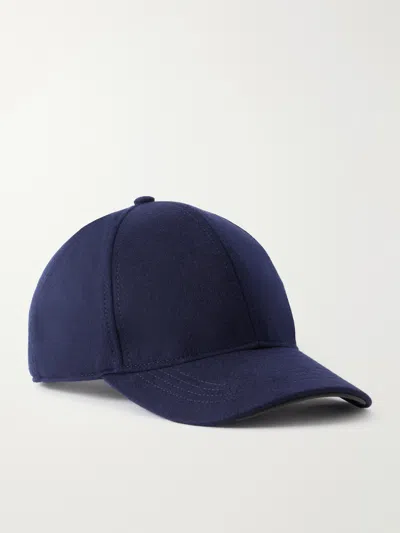 Sease 3.0 Cashmere Baseball Cap In Blue