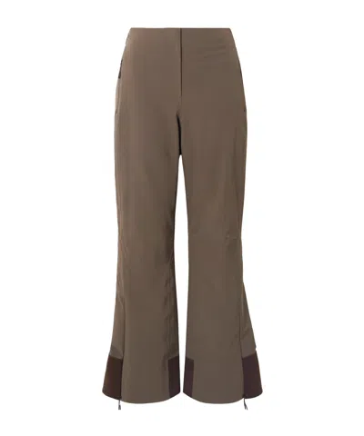 Sease Akuna Straight-leg Ski Pants In Brown