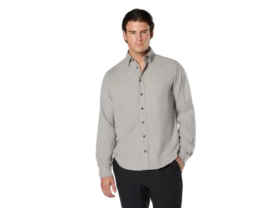Sease Button-down Chest-pocket Shirt In Gray