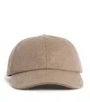 Sease Cashmere Baseball Cap In Brown