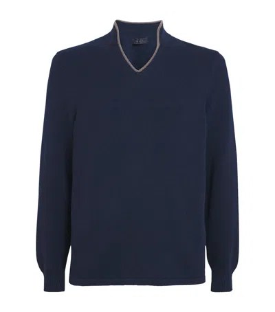 Sease Cashmere Ellen Sweater In Navy