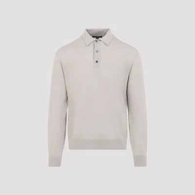 Sease Cashmere Polo Neck Sweater For Men In White