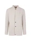 Sease Check-pattern Shirt In Neutral