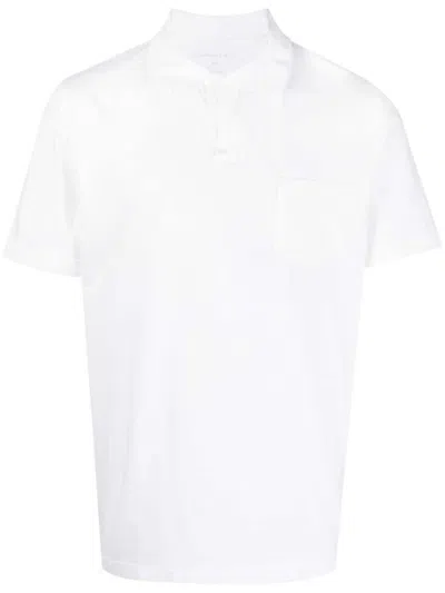 Sease Chest-pocket Polo Shirt In Weiss