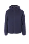 Sease Padded Wool Blouson Jacket In Blue