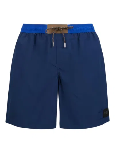 Sease Cod-3 Drawstring Swim Shorts In Blue
