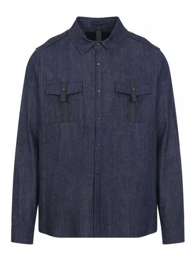 SEASE COTTON DENIM OVERSHIRT