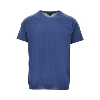 Sease Cotton Knit T-shirt In Blue