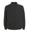 Sease Cotton Padded Gate 2.0 Overshirt In Black