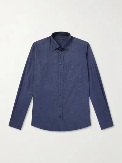 Sease Cotton-flannel Shirt In Animal Print