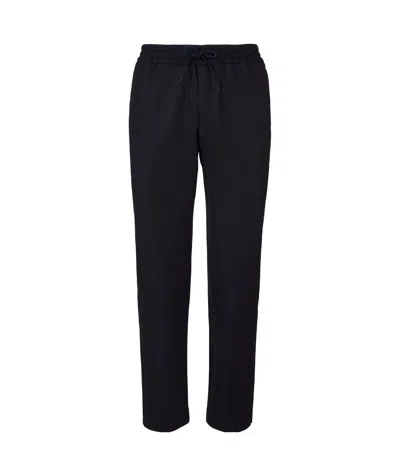 Sease Drawstring Casual Pants In Black