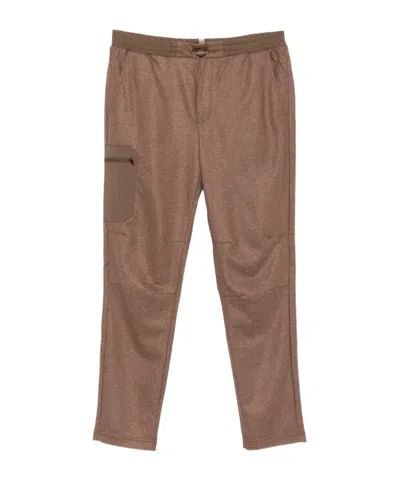 Sease Drawstring-waistband Cashmere Track Pants In Brown