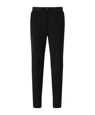 Sease Elastic Waist Sweatpants In Black