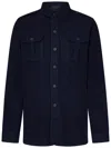 Sease Virgin Wool-blend Shirt Jacket In Blue