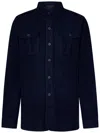 Sease Virgin Wool-blend Shirt Jacket In Blue