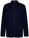 Sease Virgin Wool-blend Shirt Jacket In Blue