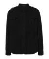 Sease Flannel Overshirt In Black