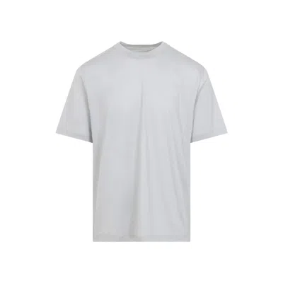 Sease Grey Runner Cotton T-shirt In White