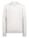 Sease Herringbone-pattern Sweater In Neutral
