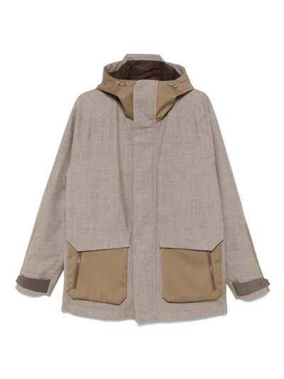 Sease Hooded Jacket In N41 Oyster