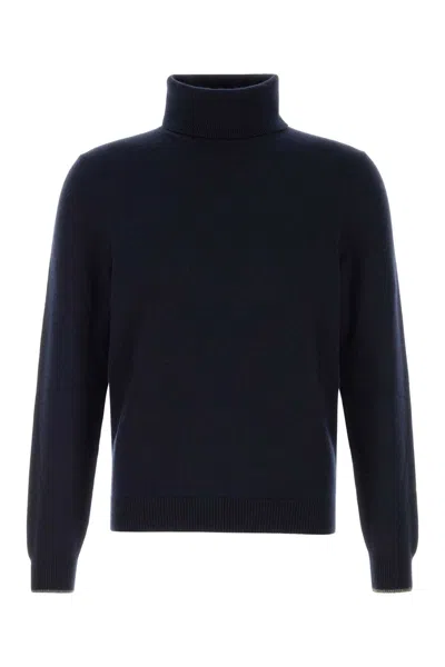 Sease Roll-neck Cashmere Sweater In Blue