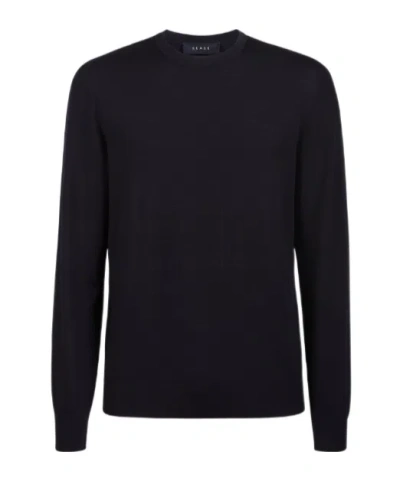 Sease Lasca Crewneck Jumper In Black