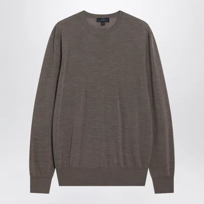 Sease Lasca Mini Wombat Extra-fine Virgin Wool Sweater In Brown