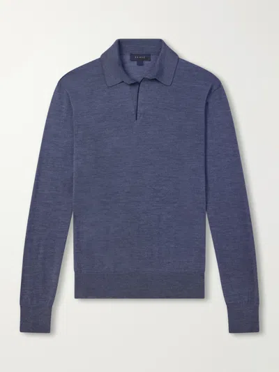 Sease Lasca Virgin Wool Polo Sweater In Multi