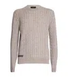 Sease Linen-cashmere Sweater In Beige