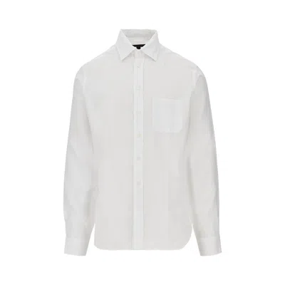 Sease Linen Classic Bd Shirt In White