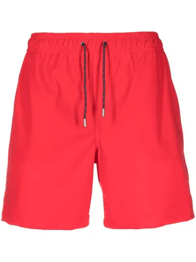 Sease Tech Swim Shorts In Scarlet